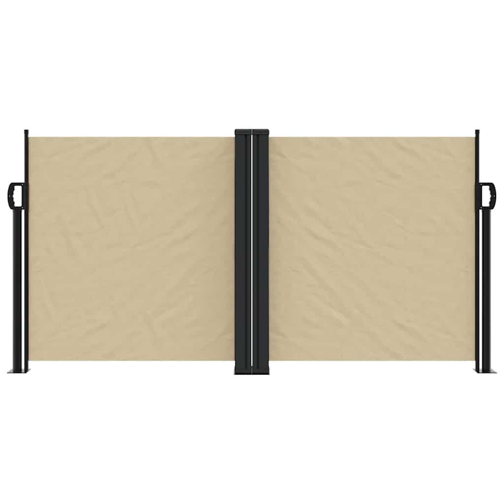 Vidaxx udtrækbar vindskærm 120x1200 cm beige