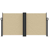 Vidaxx udtrækbar vindskærm 120x1200 cm beige