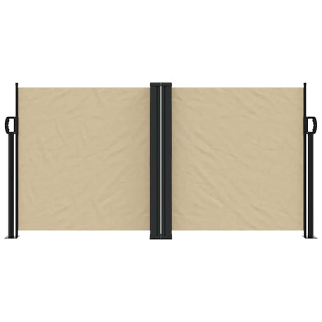 Vidaxx udtrækbar vindskærm 120x1200 cm beige