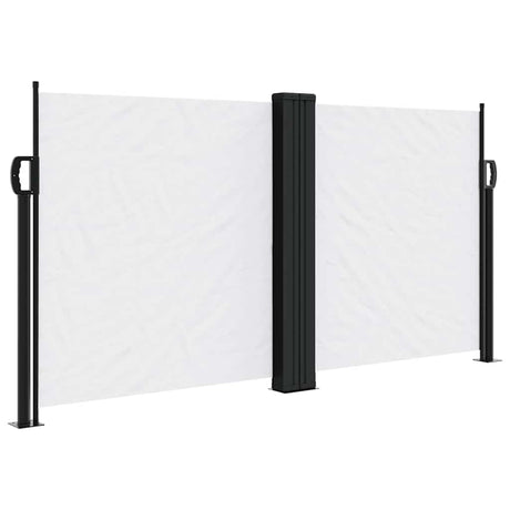 Vidaxx udtrækbar vindskærm 120x1200 cm hvid