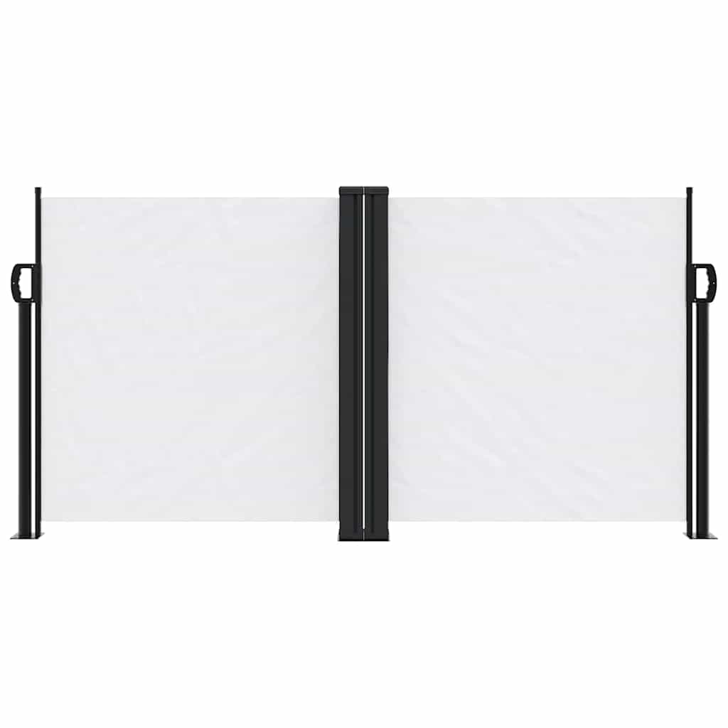 Vidaxx udtrækbar vindskærm 120x1200 cm hvid