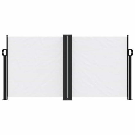 Vidaxx udtrækbar vindskærm 120x1200 cm hvid