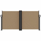Vidaxx udtrækbar vindskærm 120x1200 cm taupe