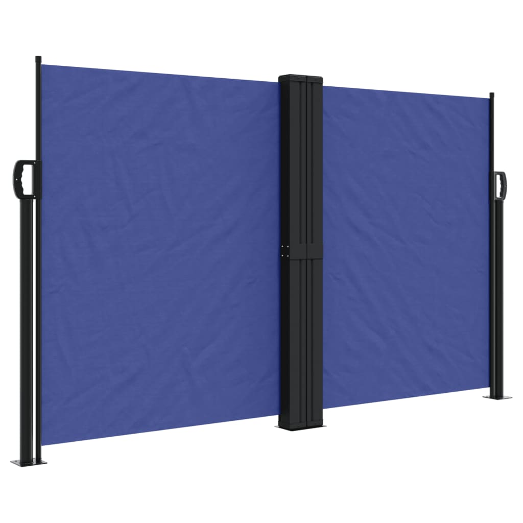 Vidaxx udtrækbar vindskærm 140x1200 cm blå