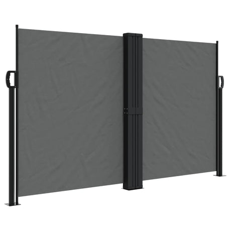 Vidaxx udtrækbar vindskærm 140x1200 cm antracit
