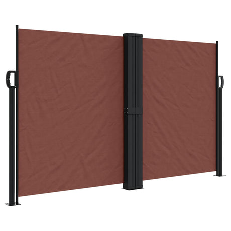 Vidaxx udtrækbar vindskærm 140x1200 cm brun