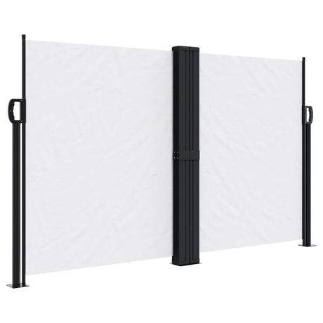 Vidaxx udtrækbar vindskærm 140x1200 cm hvid