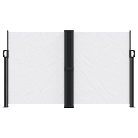 Vidaxx udtrækbar vindskærm 140x1200 cm hvid