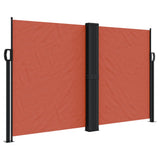 Vidaxx udtrækbar vindskærm 140x1200 cm terracotta farvet