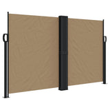 Vidaxx udtrækbar vindskærm 140x1200 cm taupe