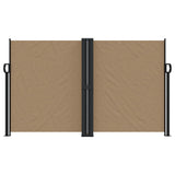 Vidaxx udtrækbar vindskærm 140x1200 cm taupe