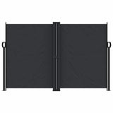 Vidaxx udtrækbar vindskærm 160x1200 cm sort