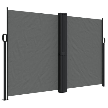 Vidaxx udtrækbar vindskærm 160x1200 cm antracit