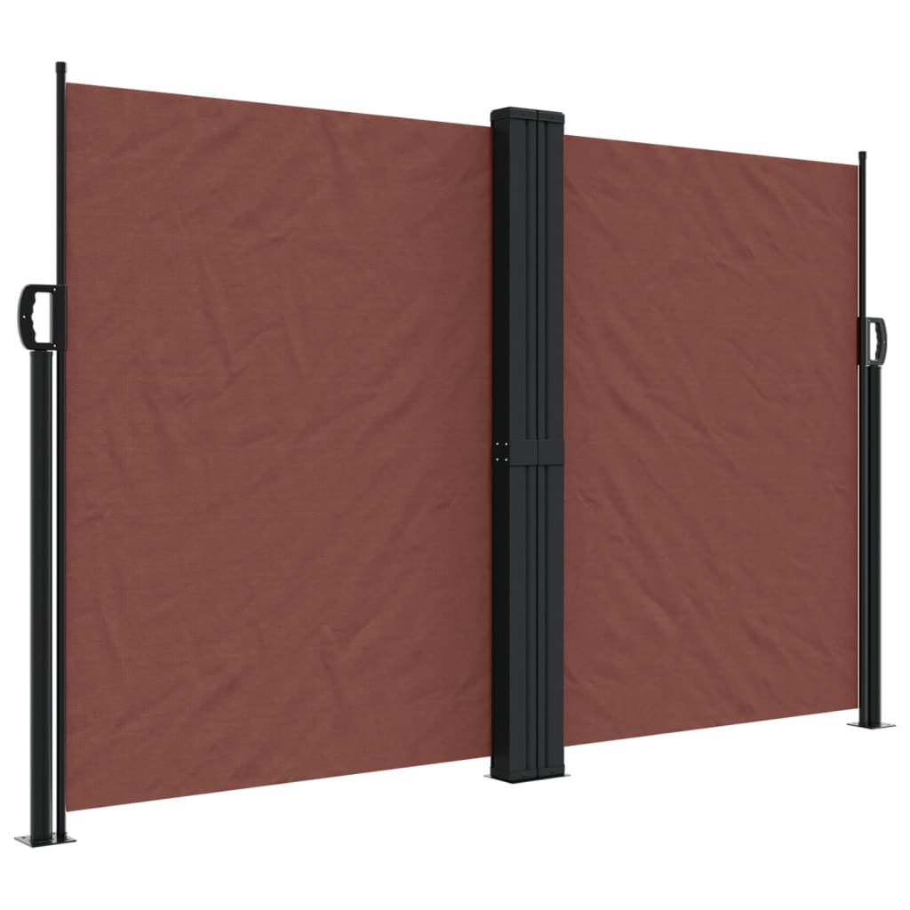 Vidaxx udtrækbar vindskærm 160x1200 cm brun