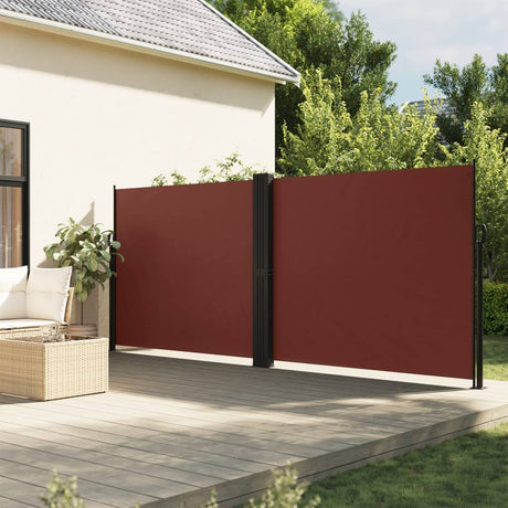 Vidaxx udtrækbar vindskærm 160x1200 cm brun