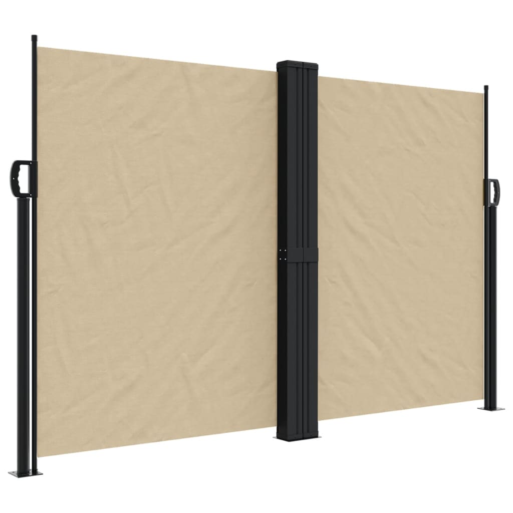 Vidaxx udtrækbar vindskærm 160x1200 cm beige