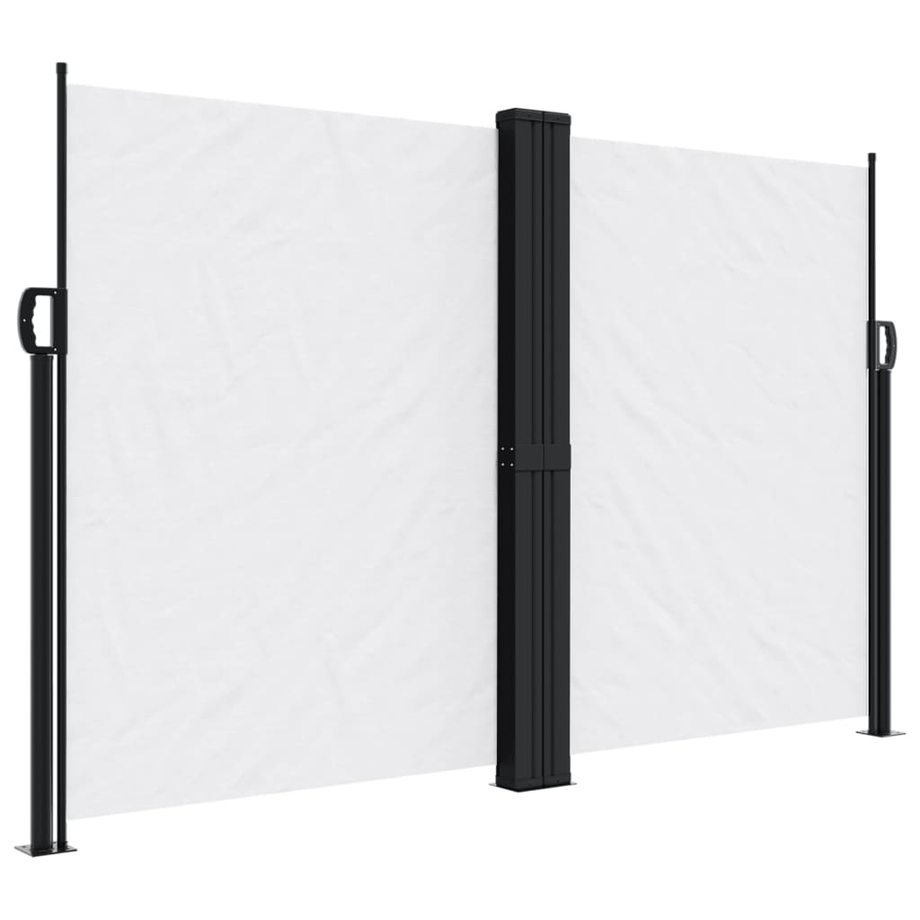 Vidaxx udtrækbar vindskærm 160x1200 cm hvid