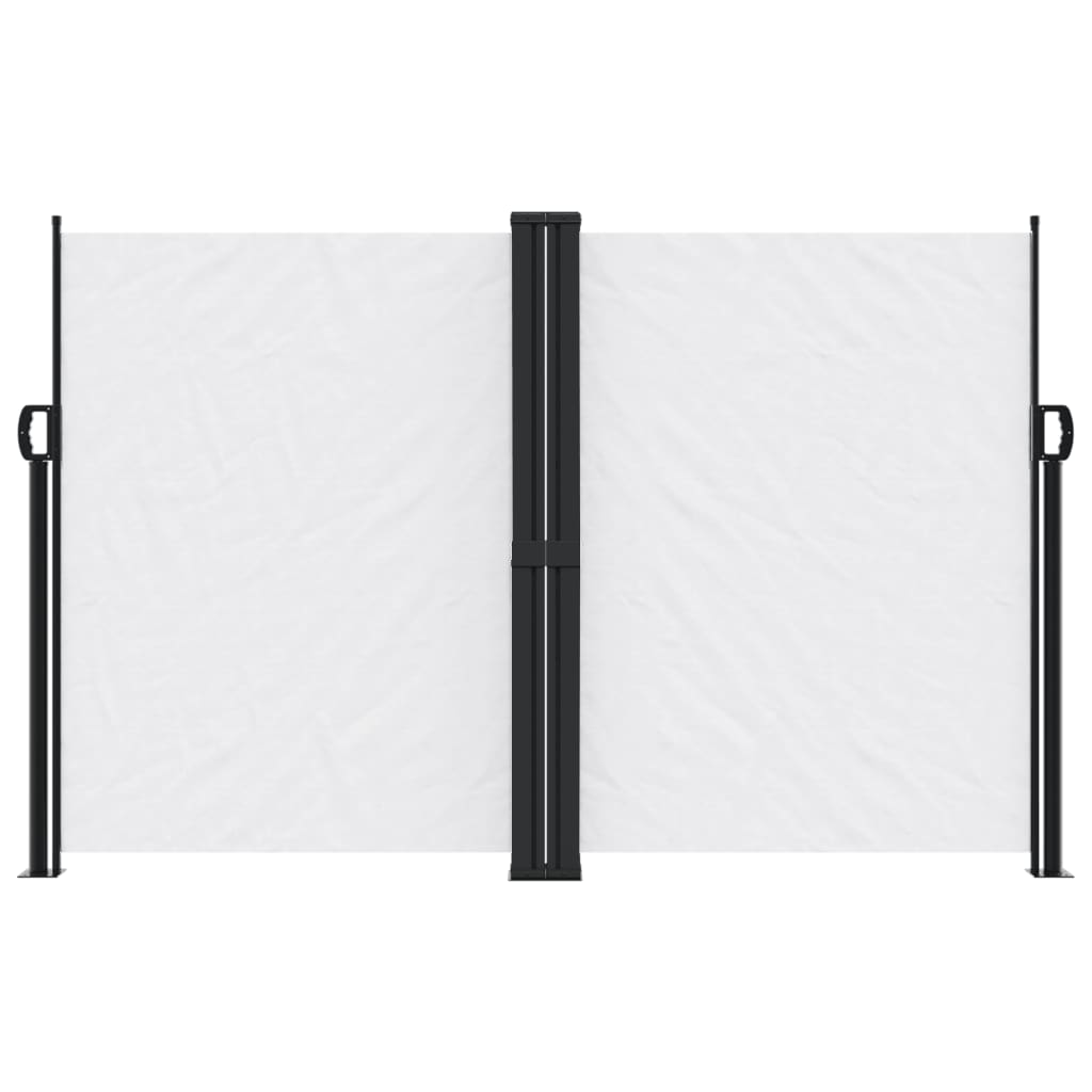 Vidaxx udtrækbar vindskærm 160x1200 cm hvid