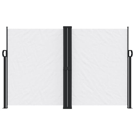 Vidaxx udtrækbar vindskærm 160x1200 cm hvid