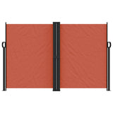 Vidaxx udtrækbar vindskærm 160x1200 cm terracotta farvet