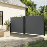 Vidaxx udtrækbar haveskærm 180x1200 cm antracit