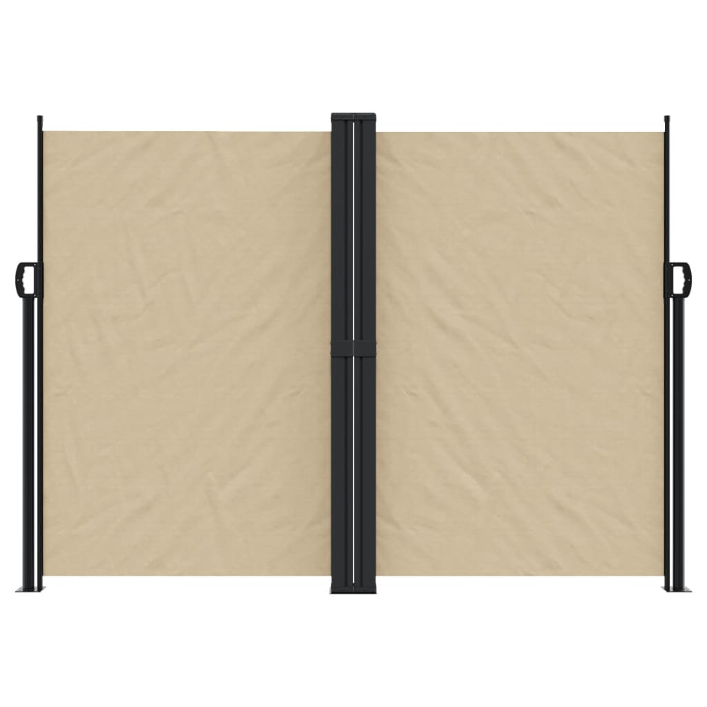 Vidaxx udtrækbar vindskærm 180x1200 cm beige