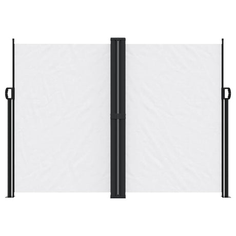 Vidaxx udtrækbar vindskærm 180x1200 cm hvid