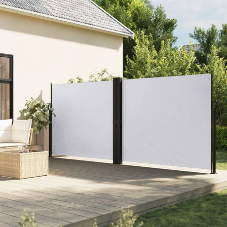 Vidaxx udtrækbar vindskærm 180x1200 cm hvid