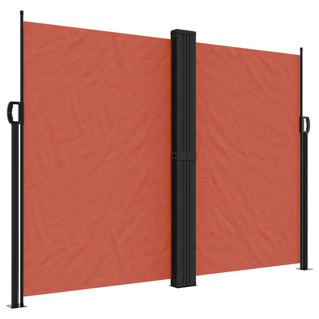 Vidaxx udtrækbar vindskærm 180x1200 cm terracotta farvet