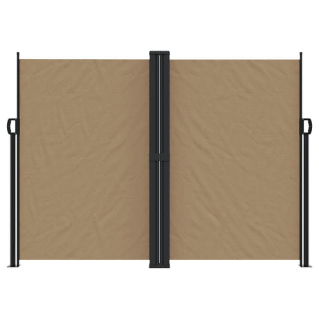 Vidaxx udtrækbar vindskærm 180x1200 cm taupe