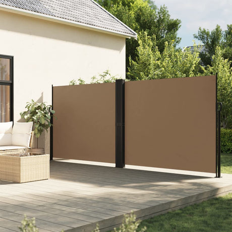 Vidaxx udtrækbar vindskærm 180x1200 cm taupe