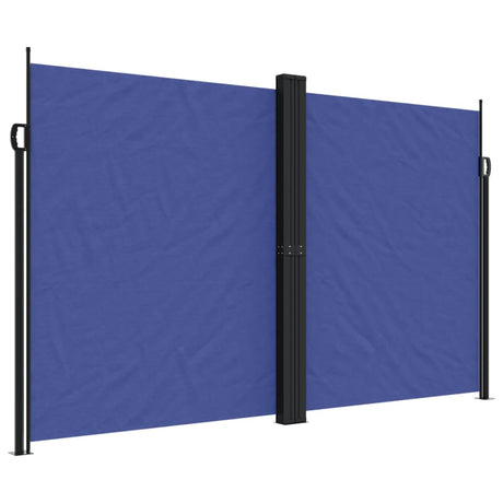 Vidaxx udtrækbar haveskærm 200x1200 cm blå