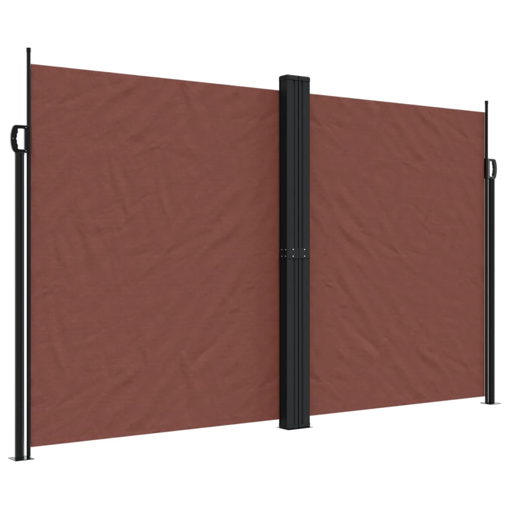 Vidaxx udtrækbar haveskærm 200x1200 cm brun