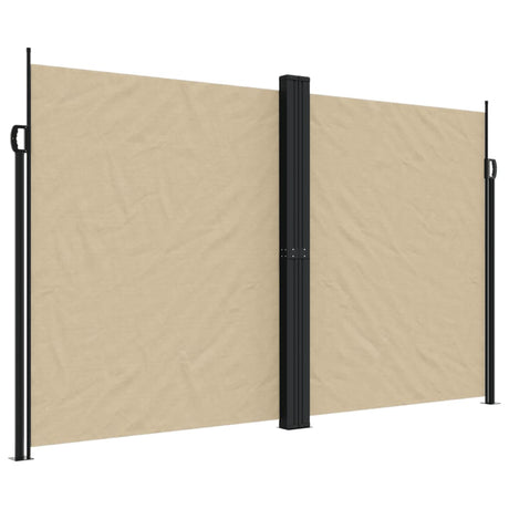 Vidaxx udtrækbar vindskærm 200x1200 cm beige