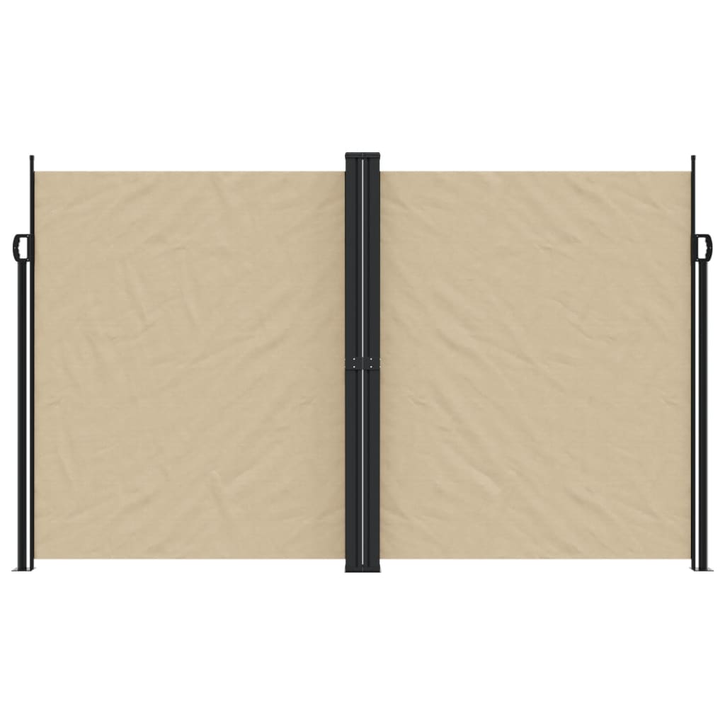 Vidaxx udtrækbar vindskærm 200x1200 cm beige