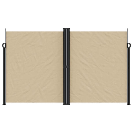 Vidaxx udtrækbar vindskærm 200x1200 cm beige