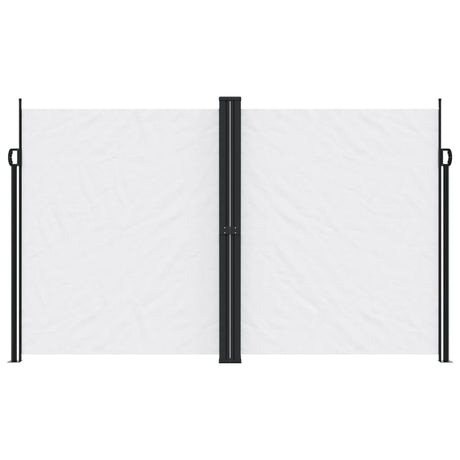 Vidaxx udtrækbar vindskærm 200x1200 cm hvid