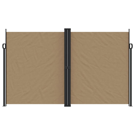 Vidaxx udtrækbar vindskærm 200x1200 cm taupe