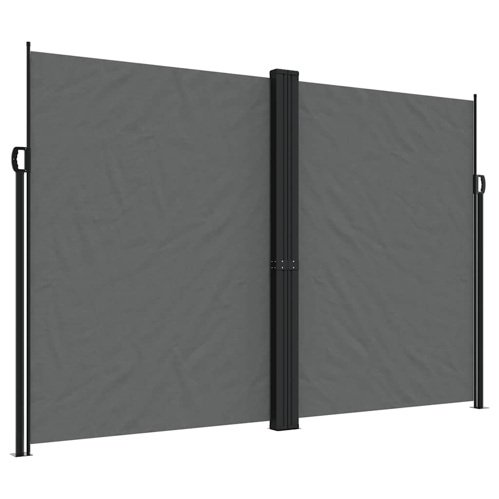 Vidaxx udtrækbar haveskærm 220x1200 cm antracit