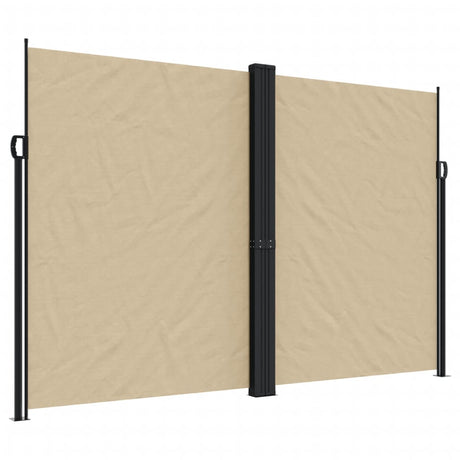 Vidaxx udtrækbar vindskærm 220x1200 cm beige