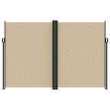 Vidaxx udtrækbar vindskærm 220x1200 cm beige