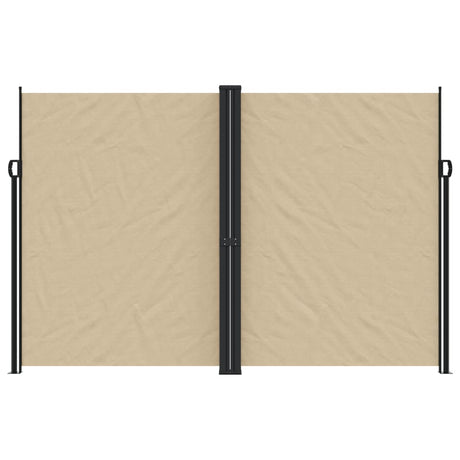 Vidaxx udtrækbar vindskærm 220x1200 cm beige