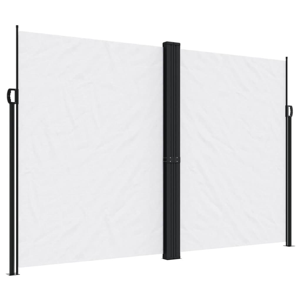 Vidaxx udtrækbar vindskærm 220x1200 cm hvid