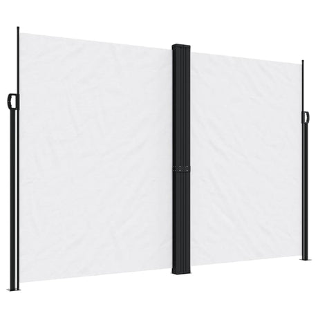 Vidaxx udtrækbar vindskærm 220x1200 cm hvid