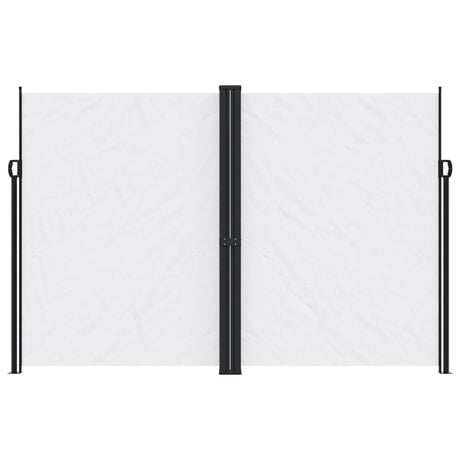 Vidaxx udtrækbar vindskærm 220x1200 cm hvid