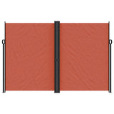 Vidaxx udtrækbar vindskærm 220x1200 cm terracotta farvet