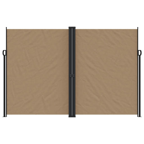 Vidaxx udtrækbar vindskærm 220x1200 cm taupe