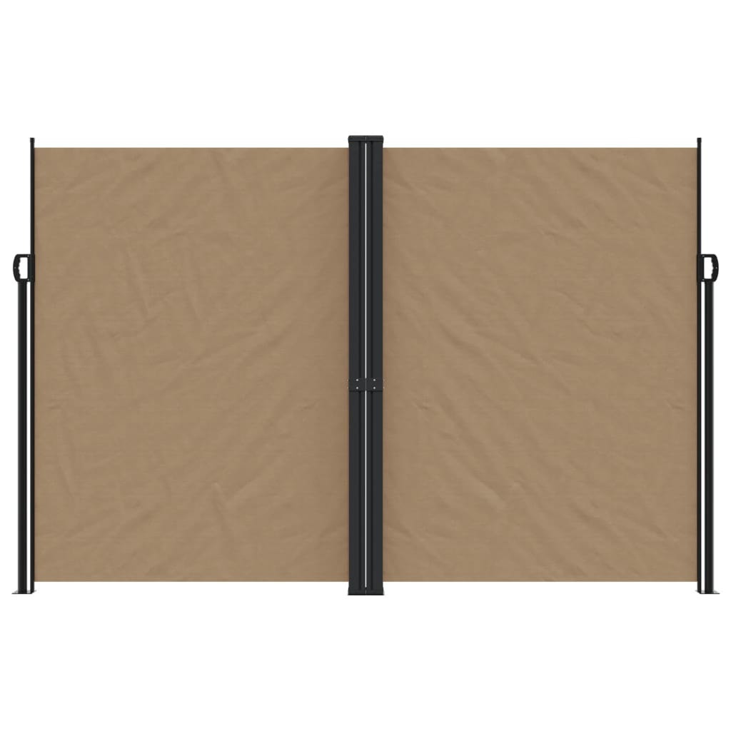 Vidaxx udtrækbar vindskærm 220x1200 cm taupe