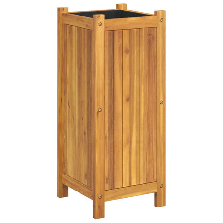 Vidaxx plantekasse med foring 31x31x75 cm massivt akacietræ