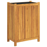 Vidaxx plantekasse med foring 54x31x75 cm massivt akacietræ